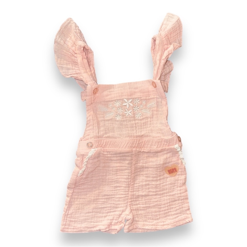 NWOT BCBGirls Pink Cotton Overalls